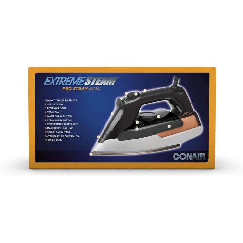  [아마존베스트]Conair CNRGI300 ExtremeSteam Pro Steam Iron, White