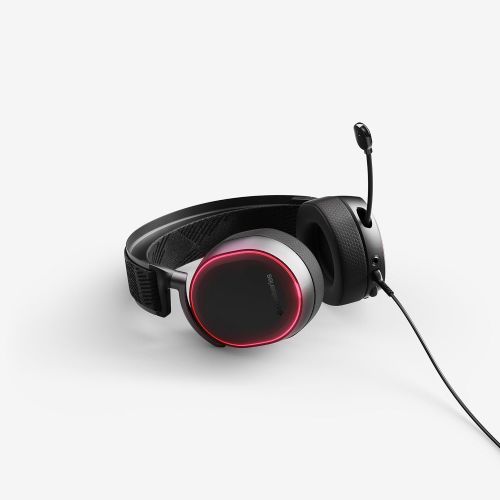  SteelSeries Arctis Pro High Fidelity Gaming Headset - Hi-Res Speaker Drivers - DTS Headphone: X v2.0 Surround for PC, Black