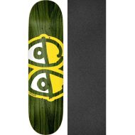 Krooked Skateboards Eyes Assorted Stains Skateboard Deck - 8.06 x 31.8 with Jessup Black Griptape - Bundle of 2 Items