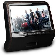XTRONS 9 HD Active Car Pillow Headrest Monitor Portable DVDUSB Player Game HDMI (HD9PCHBlackx2)