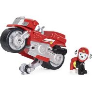 Paw Patrol, Moto Pups Marshall’s Deluxe Pull Back Motorcycle Vehicle with Wheelie Feature and Toy Figure