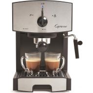 Capresso 117.05 Stainless Steel Pump Espresso and Cappuccino Machine EC50, Black/Stainless