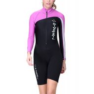 DIVE & SAIL Women 1.5mm One Piece UV Protection Wetsuit for Diving Snorkeling Swimming