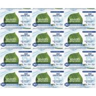Seventh Generation Fabric Softener Sheets, Free & Clear, 80 Count, Pack of 12 (Packaging May Vary)