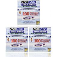 NeilMed Sinus Rinse 100 Salt Premixed Packets for Allergies & Sinus (Pack of 3)