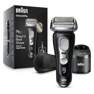 Braun Electric Razor,Waterproof Foil Shaver for Men,Series 9 Pro 9460cc,Wet & Dry Shave,w/ ProLift Beard Trimmer for Grooming,5-in-1 Cleaning & Charging SmartCare Center, Head Shavers for Bald Men