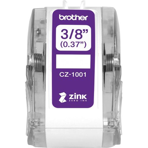 브라더 [아마존베스트]Brother VC-500W Versatile Compact Color Label and Photo Printer with Wireless Networking & Genuine CZ-1001 3/8” (0.37”) 9mm Wide x 16.4 ft. (5 m) Long Label roll Featuring Zink Zer