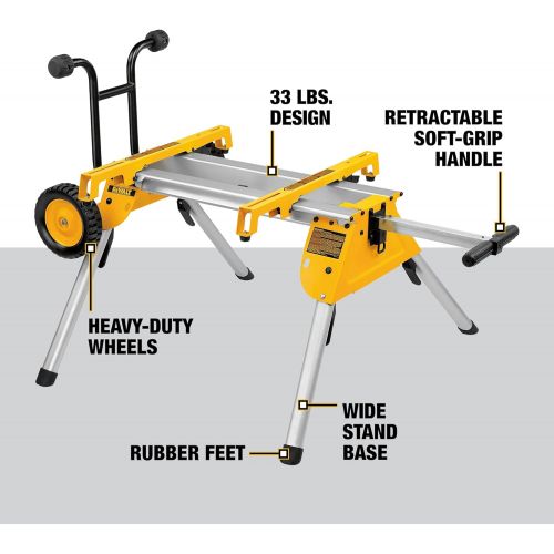  DEWALT Table Saw Stand, Mobile/Rolling (DW7440RS)