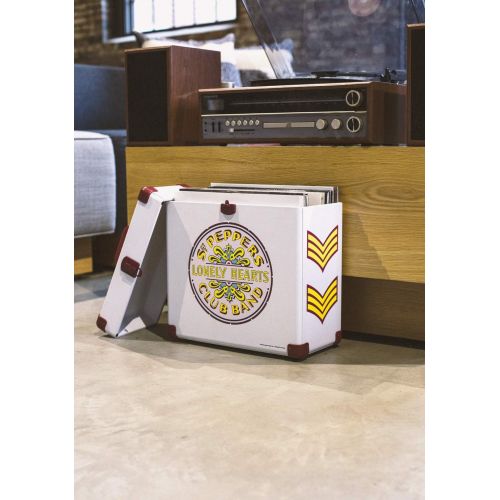 크로슬리 Crosley CR401-SP Record Carrier Case for 30+ Albums, SGT. Peppers