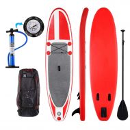 LERDU shaofu 10ft Inflatable Stand Up Paddle Board ISUP Board with Adjustable Paddle and Dual Action Pump, Travel Backpack