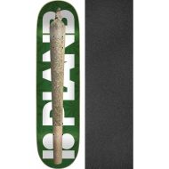 Warehouse Skateboards Plan B Skateboards Spliff Skateboard Deck - 8 x 31.33 with Mob Grip Perforated Black Griptape - Bundle of 2 Items