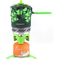 Fire-Maple Camping Backpacking Stove Camp Stove Backpacking Cooking Set 1L Camping Pot Fixed Star 2 Cooking System (Green)