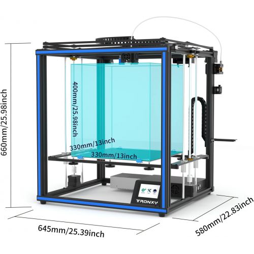  TRONXY Factory Direct Sales X5SA Pro DIY Assembly Titan Extruder 3D Printer Print Size 330x330x400mm COREXY Industrial-Grade Structure High Precision Auto Leveling/Power Failure Re