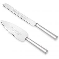 Lenox Devotion Personalized Wedding Cake Knife and Server Set