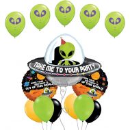 Mayflower Space Alien Birthday Party Supplies Balloon Bouquet Decorations