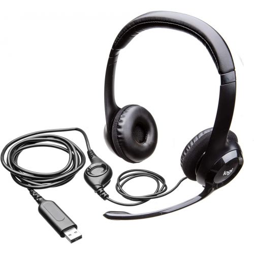로지텍 [아마존베스트]Logitech ClearChat Comfort/USB Headset H390 (Black)