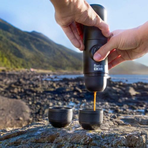  [아마존베스트]WACACO Minipresso Kit, Accessory for Portable Espresso Coffee Machine Minipresso GR Larger Water Tank Double Espresso