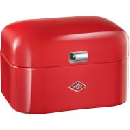 Wesco Single Grandy  German Designed-Steel Bread Box for Kitchen/Storage Container, Red