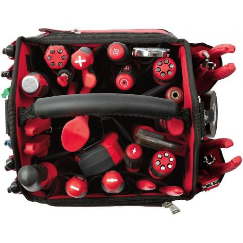  Milwaukee 10 Packout Storage Tote with Impoact Resistant Molded Base, Durable Molded Handle and Reinforced Side Walls, 28 total Pockets, Designed for Ultimate Durability