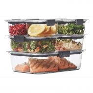 Rubbermaid UFGD Brilliance Food Storage Container, 14-Piece Set 1977448, 2 Pack