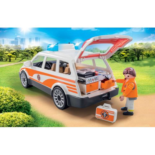 플레이모빌 Playmobil Emergency Car with Siren