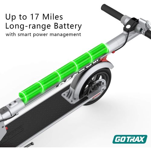  [아마존베스트]Gotrax XR Ultra Electric Scooter, LG Battery 36V/7.0AH Up to 17 Miles Long-Range, Powerful 300W Motor & 15.5 MPH, UL Certified Adult E-Scooter for Commuter