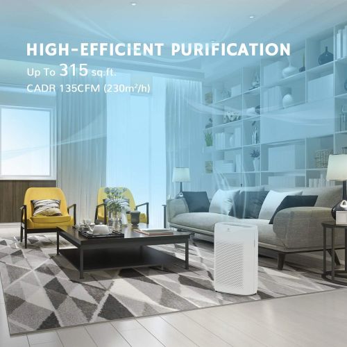  Airthereal APH230C Floor Air Purifier with True HEPA Filter for Home and Office, Remove Allergies, Pollen, Dust, Smoke and Pet Dander Pure Morning Series