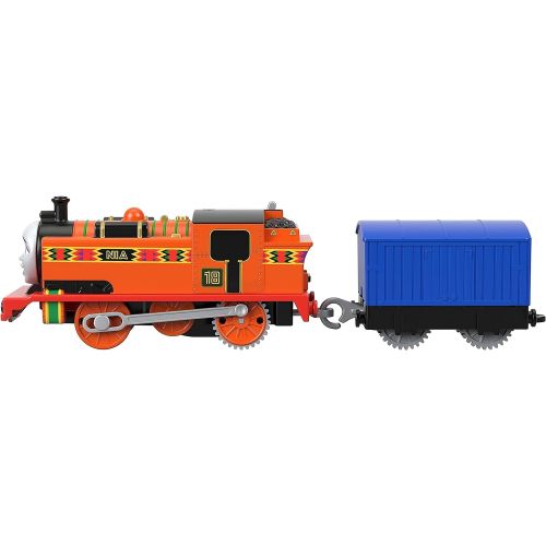  Thomas & Friends TrackMaster, Nia, Motorized Toy Train Engines for Preschool Kids Ages 3 Years and Older