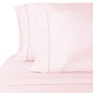 ViscoSoft Grace Premium Microfiber Pink Sheet Set Full - 16 Deep Pockets - Embellished Lacing - 4-Piece Set