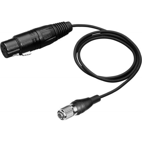 오디오테크니카 Audio-Technica XLRcH 2.5 Microphone Input Cable with 3-Pin XLRF to 4-Pin cH Connector for cH-Style Body-Pack Transmitter