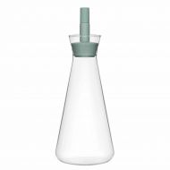 Berghoff BergHOFF Leo Collection | 10-Inch Glass Oil Dispenser | Ergonomic Design | Heat-Resistant Borosilicate Glass | Stainless-Steel, Silicone Coated Mint Green Drip Free Spout
