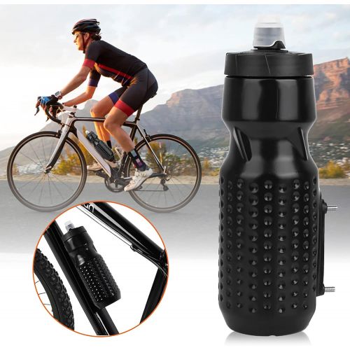  Aramox Sports Bike Squeeze Water Bottle, Plastic Bottles Water with Large Volume 710cc, Magnetic Bicycle Bottle, for Running Bicycling Hiking Camping
