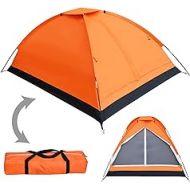 BenefitUSA 2-3 Person Portable Backpacking Tent for Family Camping Hiking Traveling