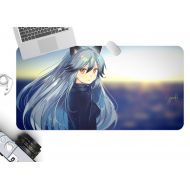 3D Fox Spirit Matchmaker 1029 Japan Anime Game Non-Slip Office Desk Mouse Mat Game AJ WALLPAPER US Angelia (W120cmxH60cm(47x24))
