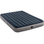Intex Dura-Beam Standard Series Single-High Airbed with Two-Step Pump, Queen, Green (64783E)