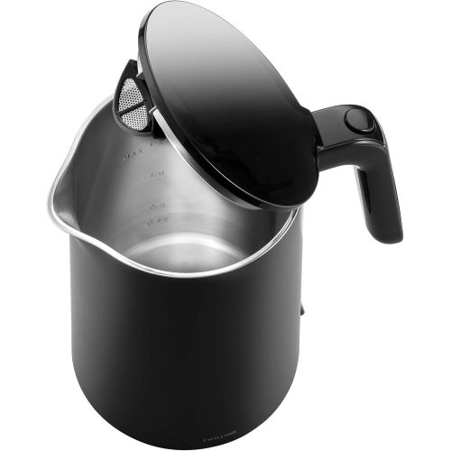  Zwilling Enfinigy Cool Touch Electric Kettle, Cordless Tea Kettle & Hot Water, 1.5L, 1500W, Black