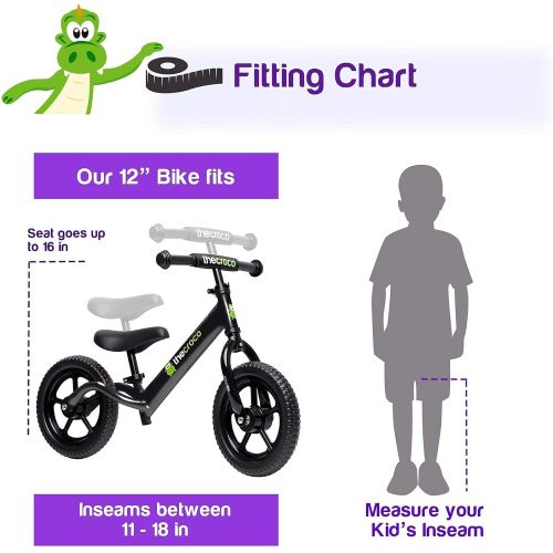  [아마존베스트]TheCroco Lightweight Balance Bike for Toddlers and Kids…
