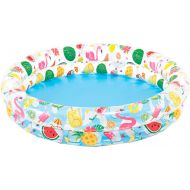 Intex Inflatable Stars Kiddie 2 Ring Circles Swimming Pool (48 X 10) [Assorted Styles]