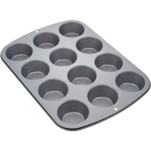  [아마존베스트]Wilton Recipe Right Nonstick 12-Cup Regular Muffin Pan (2, STANDARD)