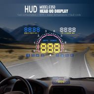 VGEBY Universal 5.8 Car HUD Head Up Display with OBD2 EUOBD Interface Speeding Warning