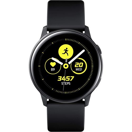  Amazon Renewed SAMSUNG Galaxy Watch Active (40mm), Black - US Version with Warranty (Renewed)