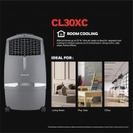 Honeywell Home 525-790CFM, Fan & Humidifier with Ice Compartment & Remote, CL30XC, Gray Indoor Portable Evaporative Cooler, 525 CFM