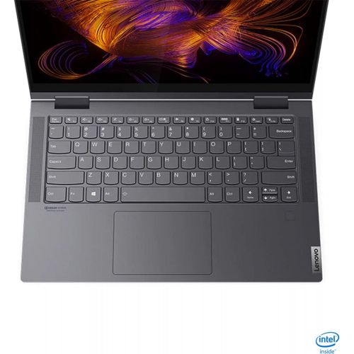 레노버 Lenovo Yoga 7i 14.0 FHD IPS 300nits Touchscreen Laptop, Intel Evo Platform, Core i5-1135G7, Webcam, Backlit Keyboard, 2xThunderbolt 4, Intel Iris Xe Graphics, Windows 10, 8GB RAM,