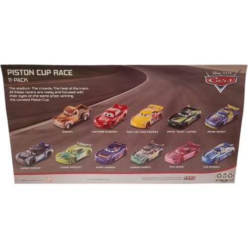  ACTION Disney Pixar Cars Piston Cup Race Die Cast 11 Car Gift Pack Style 2