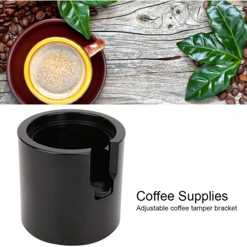  TOPINCN Aluminum Alloy Adjustable Coffee Tamper Holder Tamping Rack Shelf Coffee Machine Espresso Silicone Tool Accessory Kitchen Tools