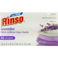 (Pack of 24) Rinso Fabric Softener Dryer Sheets, Lavender, 40ct