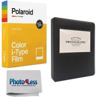 Polaroid Color i-Type Instant Film (8 Exposures) + 5 Photo Album for Polaroid Prints - Gift Bundle