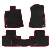 HD-Mart Car Floor Mats Lexus is 200T 300H 2013-2014-2015-2016-2017-2018-2019, Custom Fit Black Rubber Car Floor Liners Set for All Weather Protection - Heavy Duty & Odorless