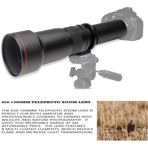 캐논 Canon EOS 5D Mark IV DSLR Camera 5 Lens Professional Bundle with Canon 24-105mm USM, 50mm f/1.8 & 75-300mm Lenses + 500mm & 650-1300mm Preset Telephoto Summer Special Wildlife Bund