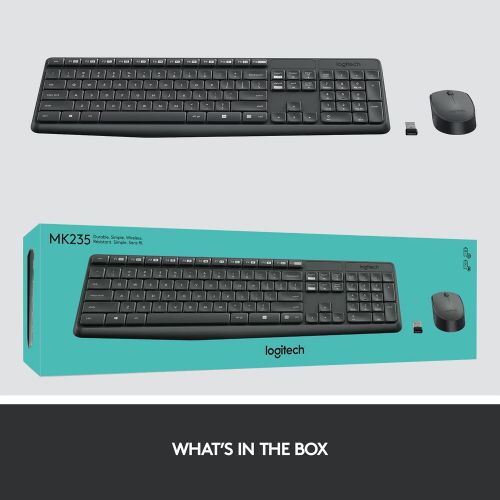 로지텍 Logitech MK235 Wireless Keyboard and Mouse